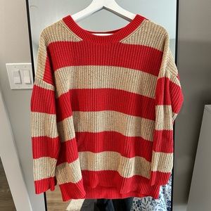 Oversized BDG striped sweater